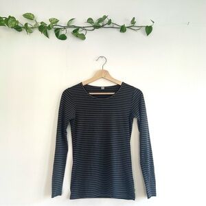 Uniqlo Heattech Striped Longsleeve